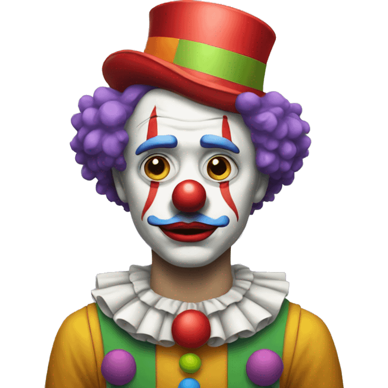 sad clown emoji