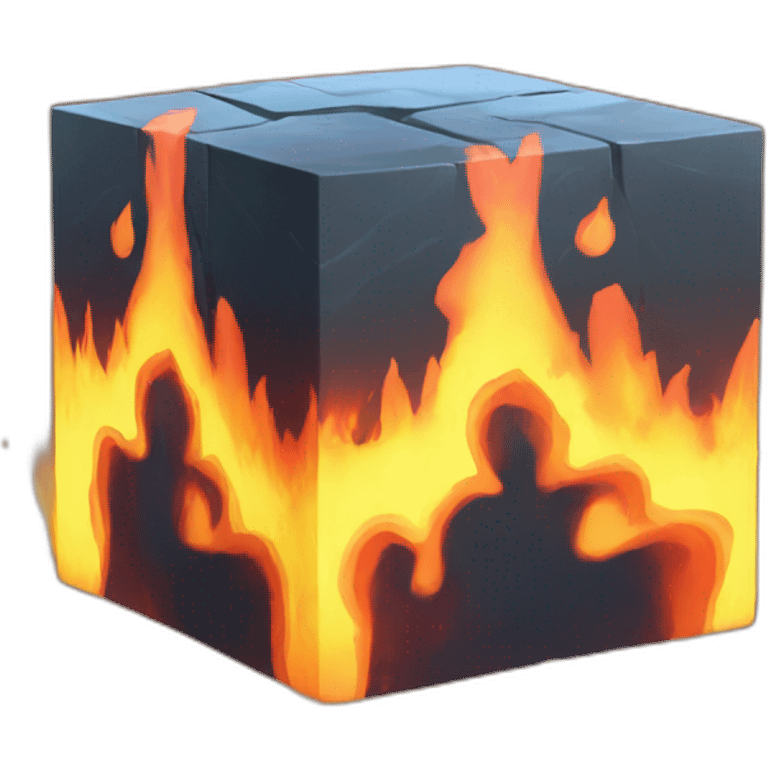 fire cube his sun emoji