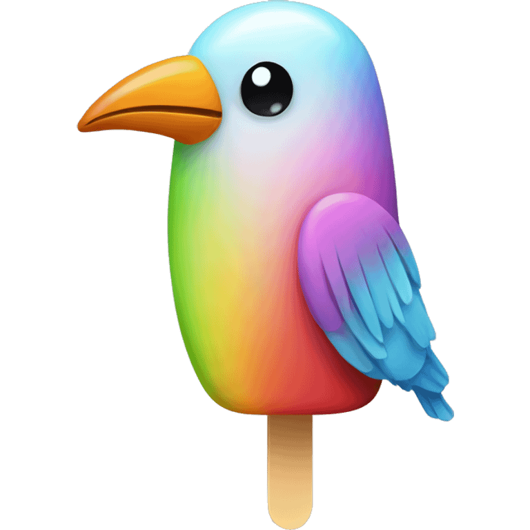 Popsicle bird emoji