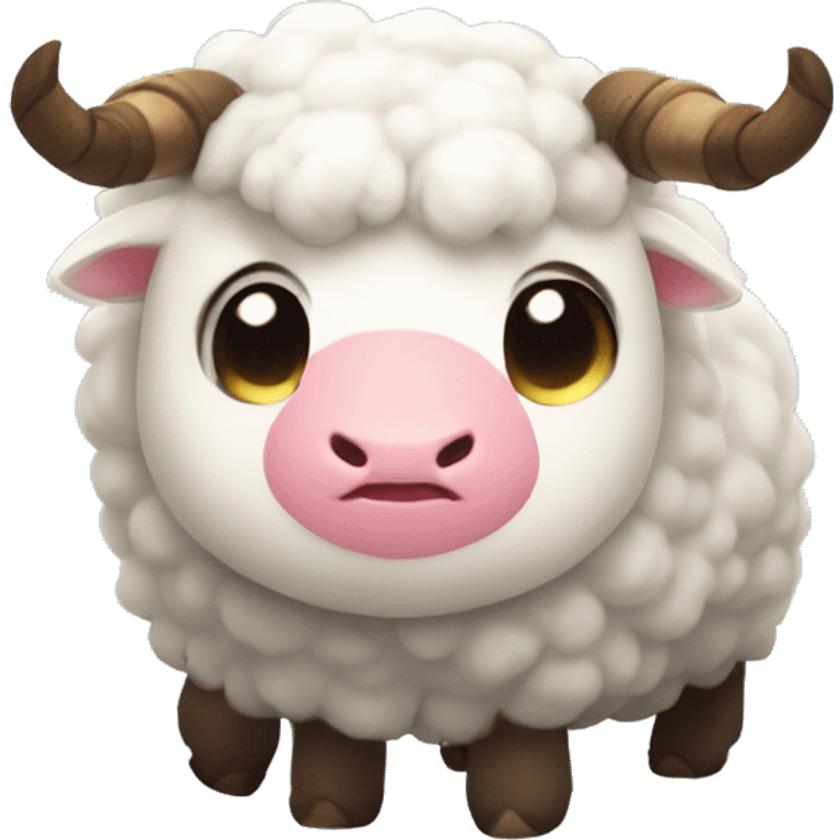 poro sheep from league of legends cute emoji