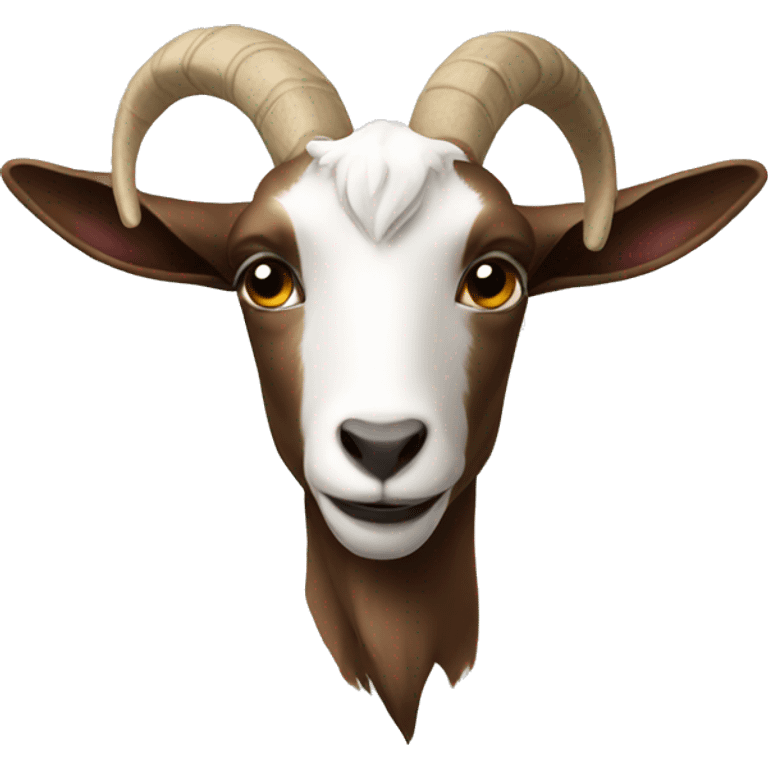 head with goat emoji