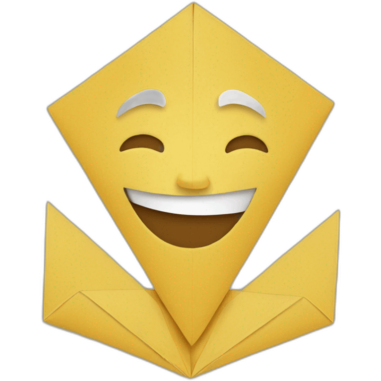 Origami smiles emoji