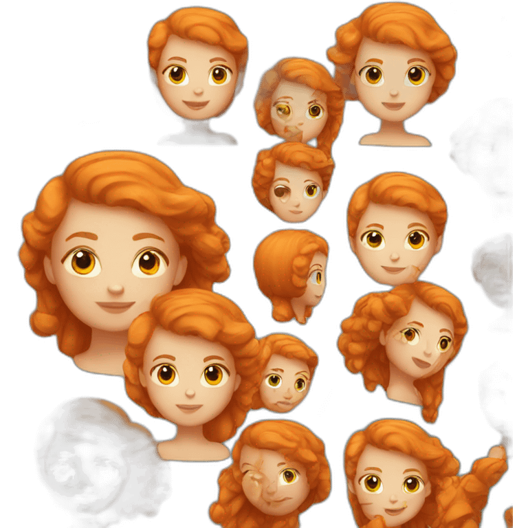 ginger russian girl emoji