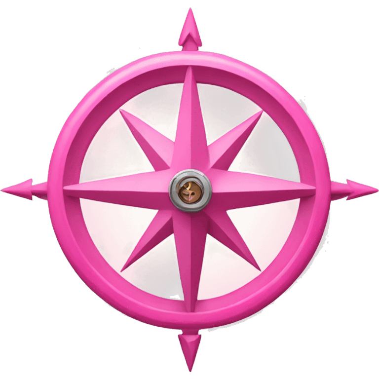 pink compass emoji