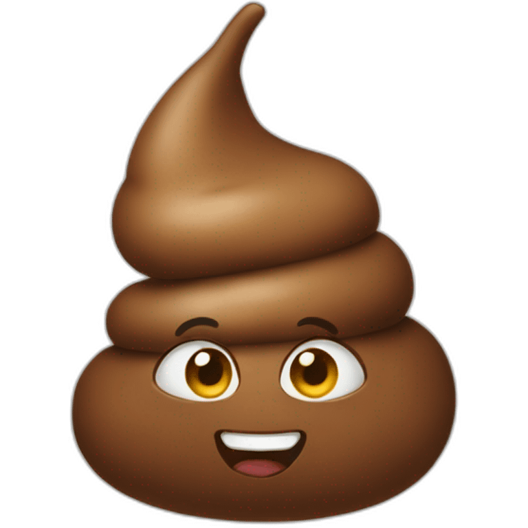 coy poop emoji