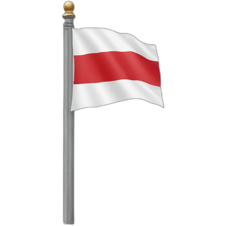 Indonesian flag pole emoji