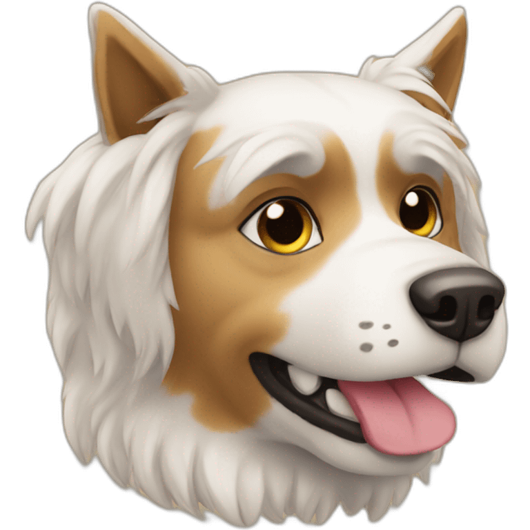 Chat avec chien emoji