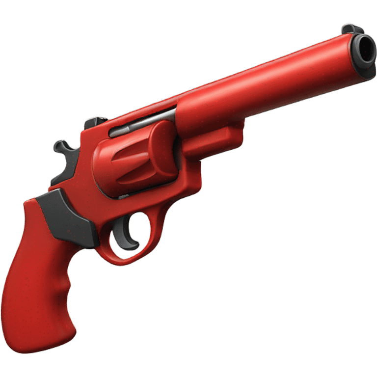 red gun emoji