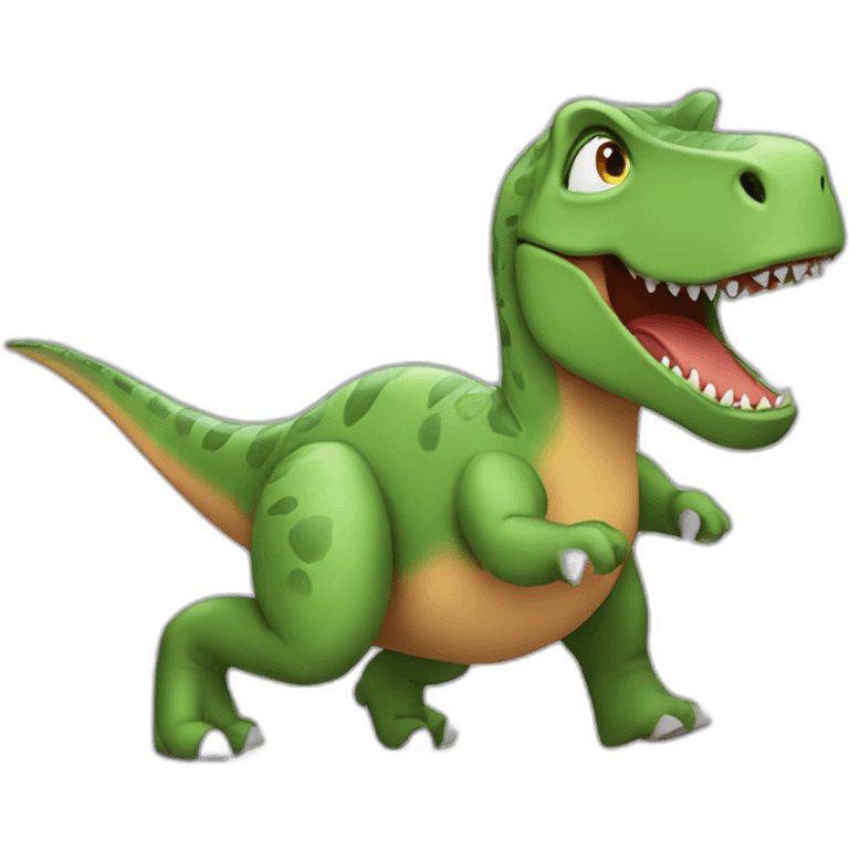 dinosaur rnning marathon emoji