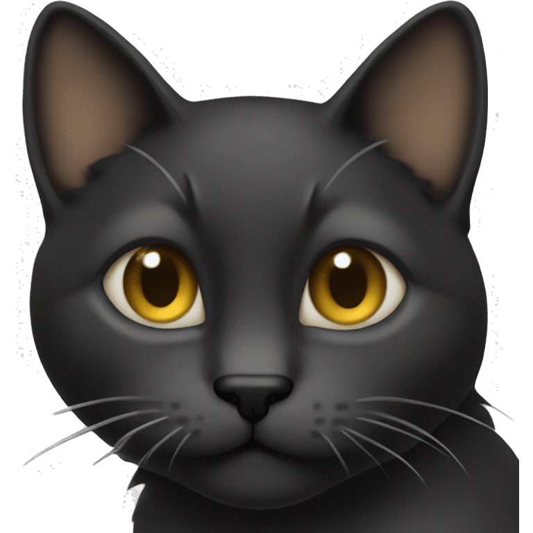 Gato preto emoji