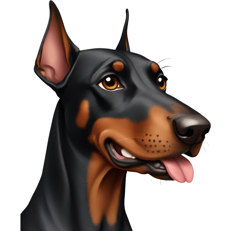 Doberman dog  emoji