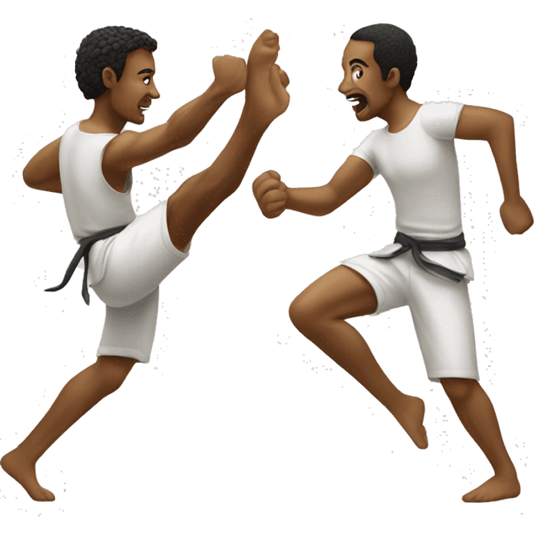 capoeira by two people emoji