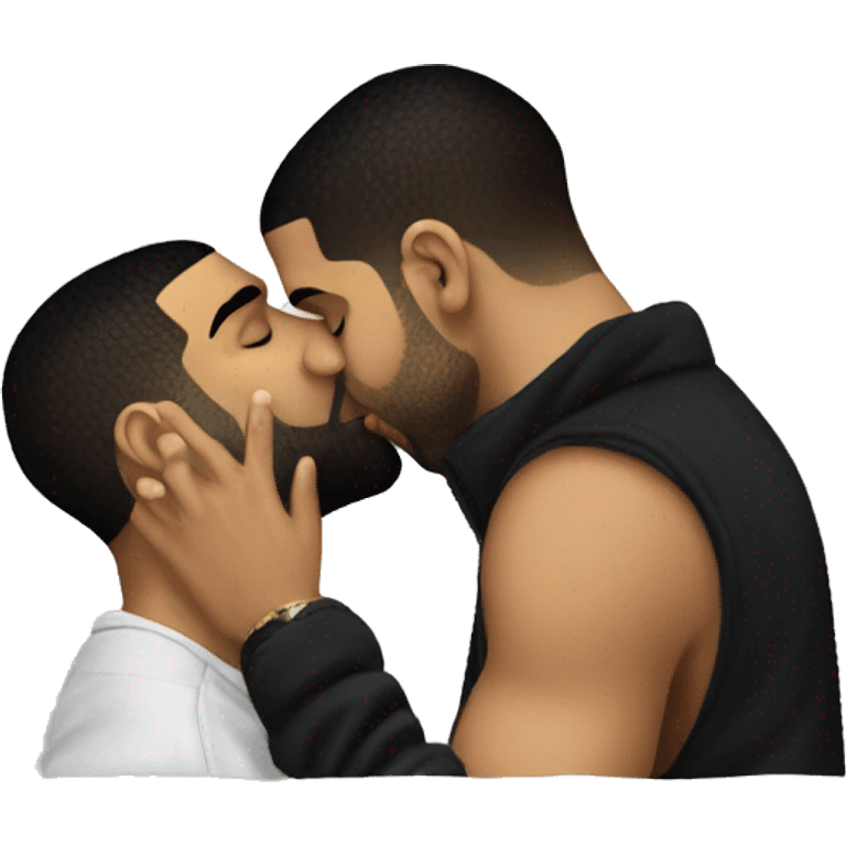 drake kissing drake kissing drake kissing drake emoji