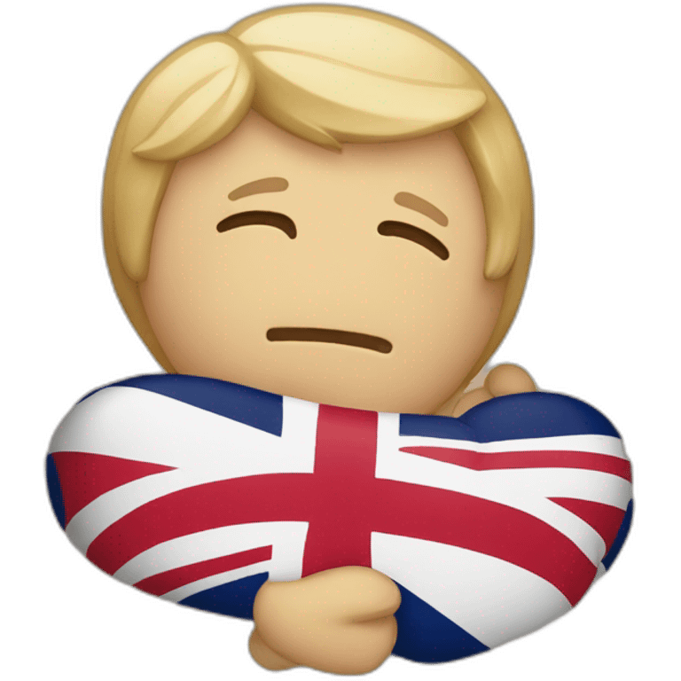 poland hugging united kingdom emoji