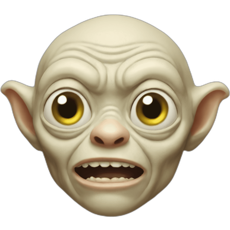 Gollum sports logo emoji