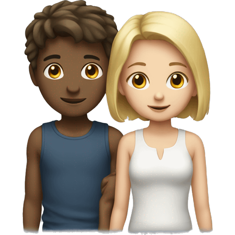 girl and boy  emoji