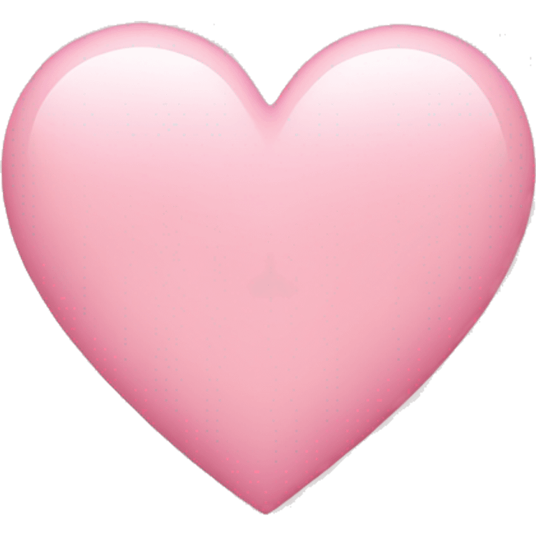 Light Pink heart emoji