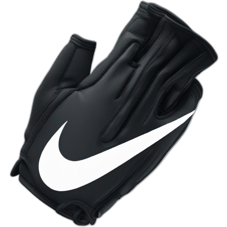 Black nike gloves emoji