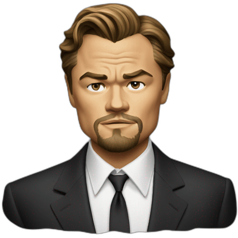 Leonardo DiCaprio in smoking emoji