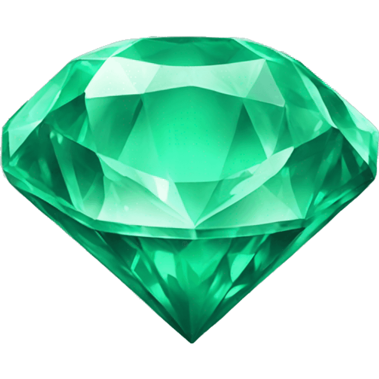 Make a emerald diamond  emoji