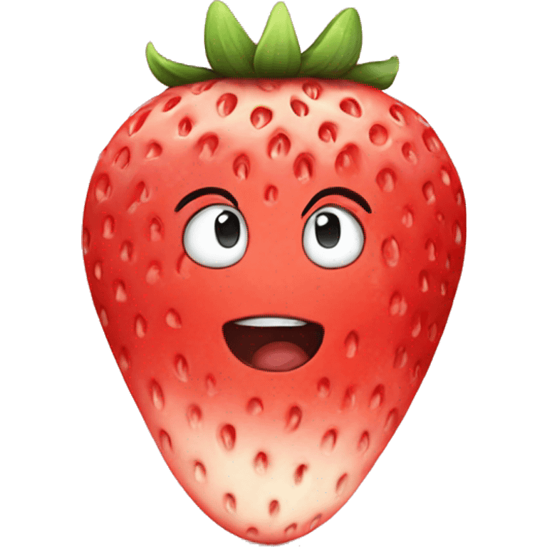 Cute strawberry  emoji