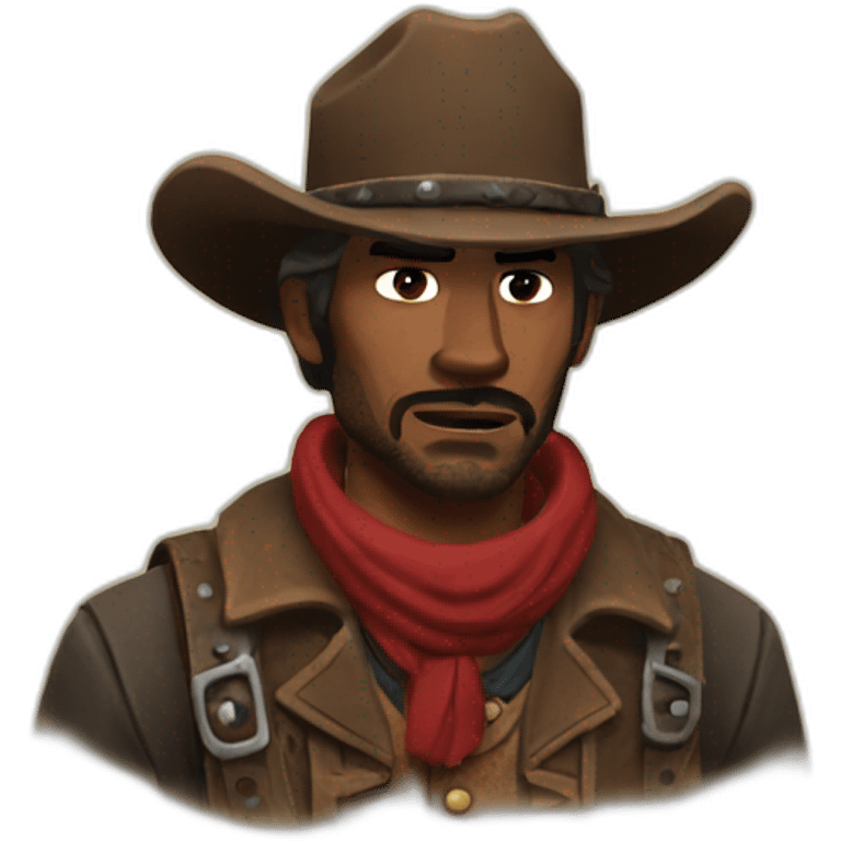 Red dead emoji