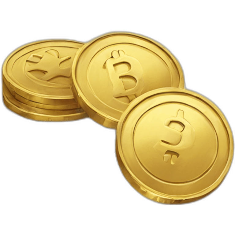 monedas de oro emoji