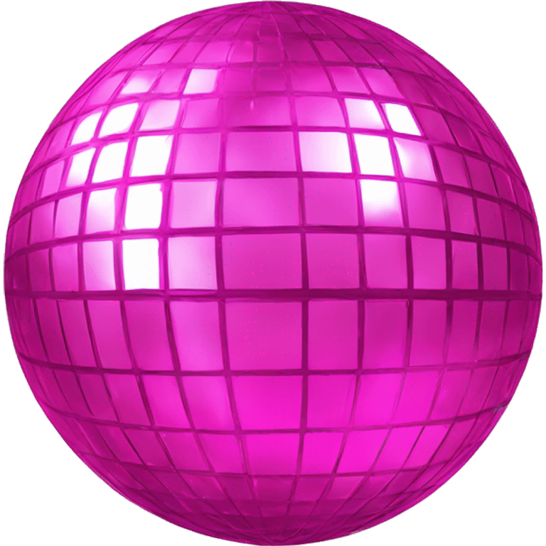 Pink disco ball emoji