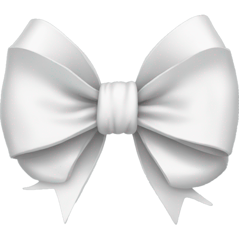 white bow emoji