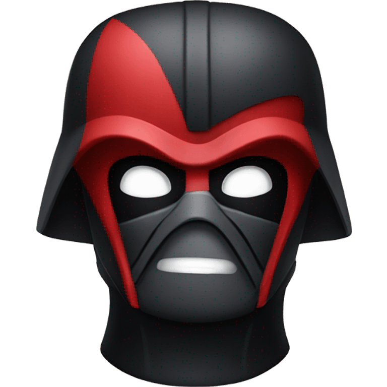 Darth Vader and deadpool mix emoji