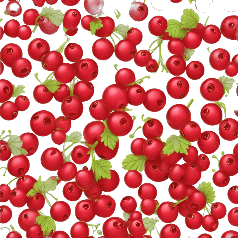 Tasty red currants emoji