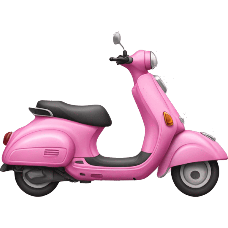 Pink scooter emoji