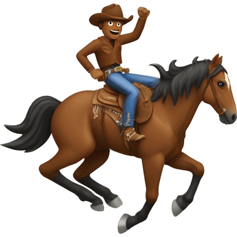 bronc rider emoji