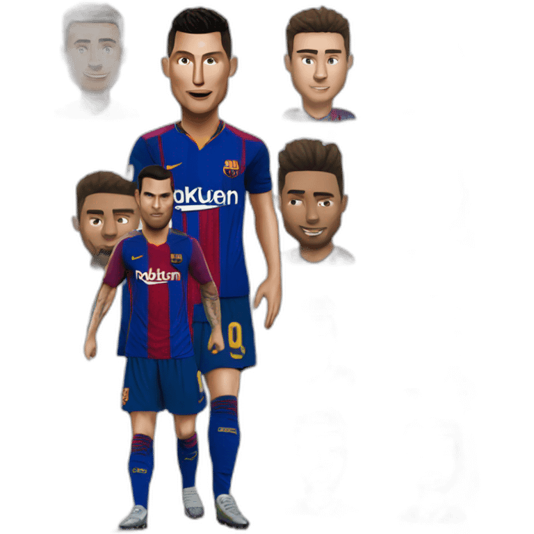 Ronaldo messi emoji