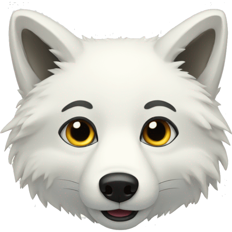 polar fox emoji