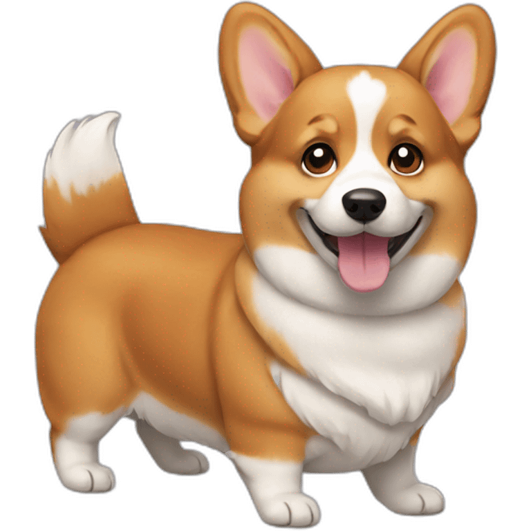 Corgi dog emoji