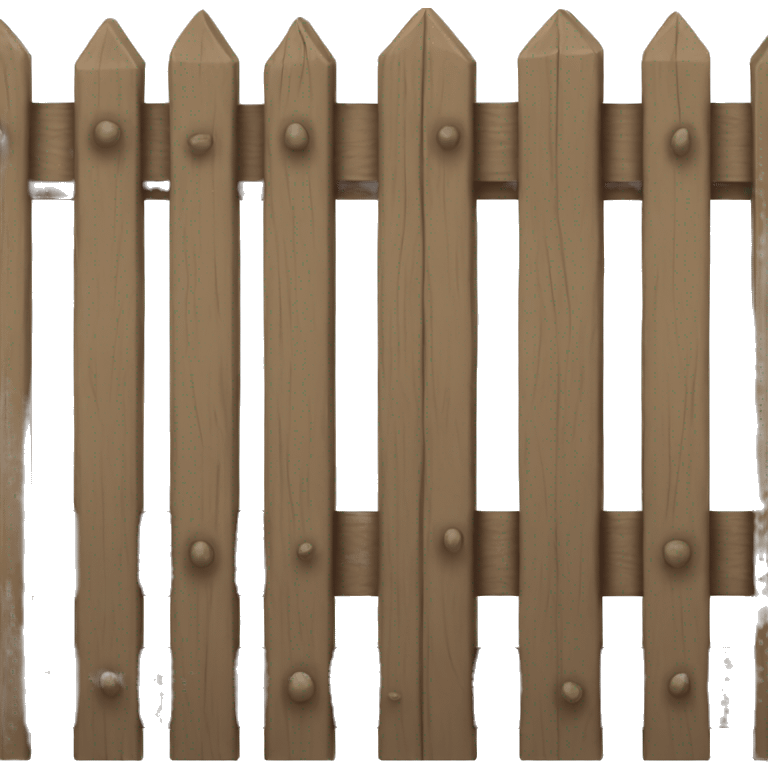 brown fence emoji