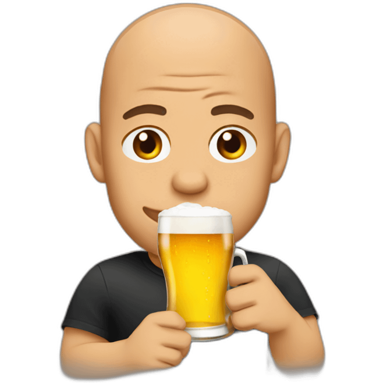 Vin diesel drink beer emoji