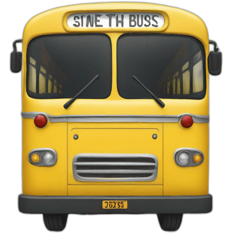 yellow-bus emoji