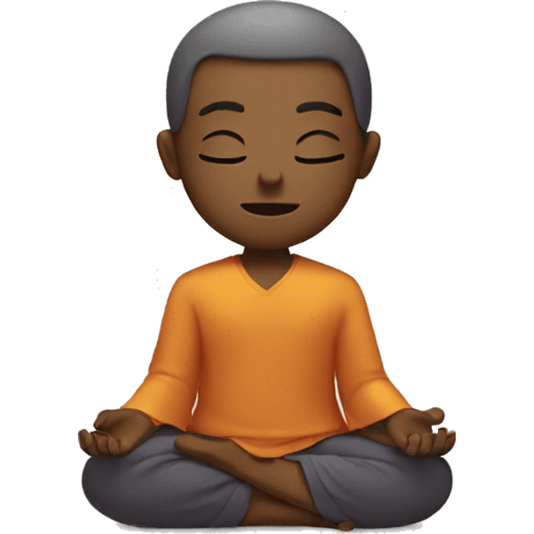 meditate emoji