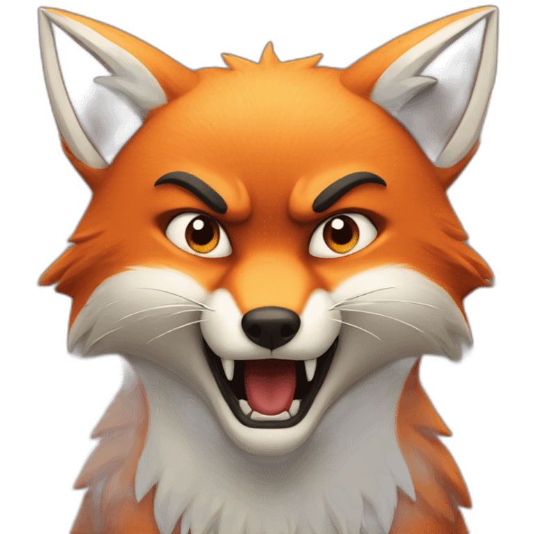 angry fox emoji