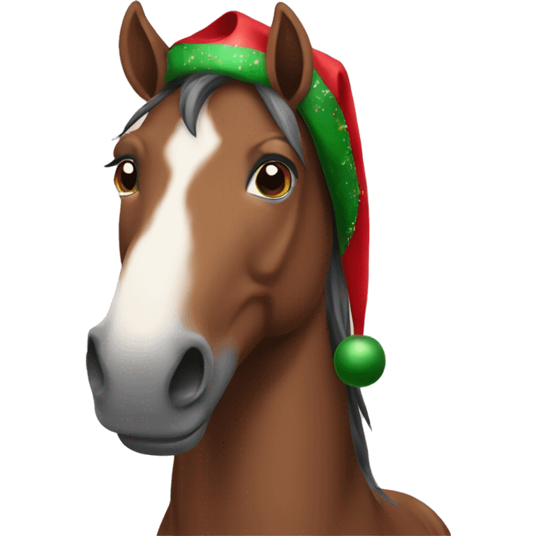 christmas horse emoji