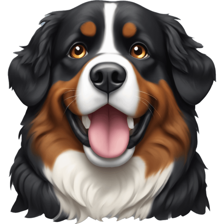 Bernese mountain dog  emoji