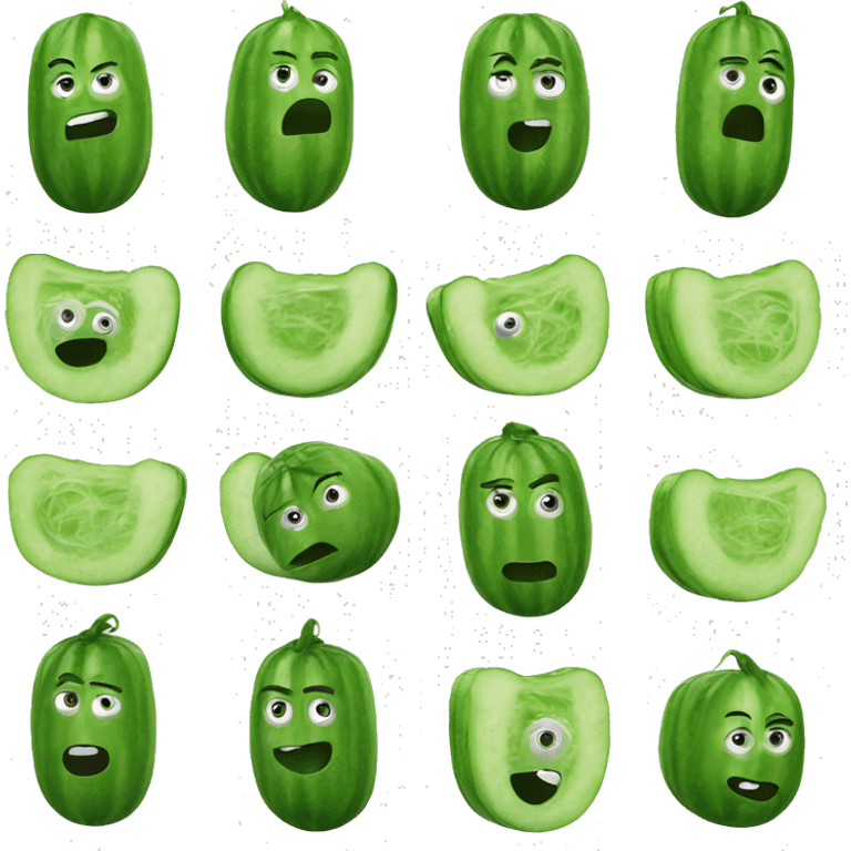 cucumber shootong cobwebs emoji