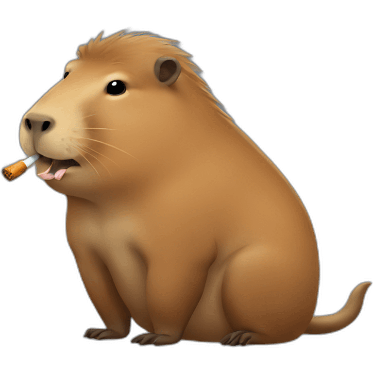 capybara smoking emoji