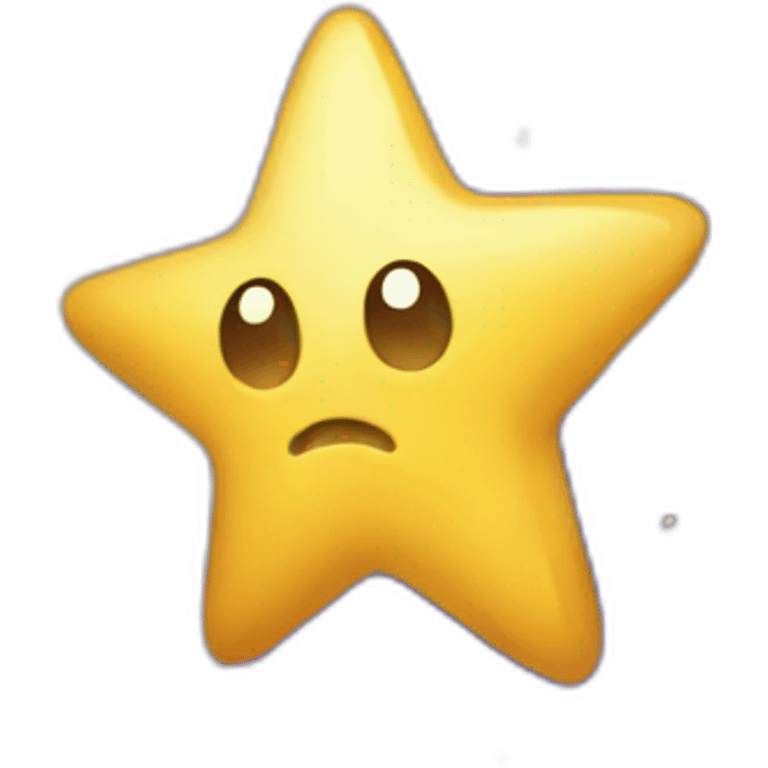 Falling star emoji