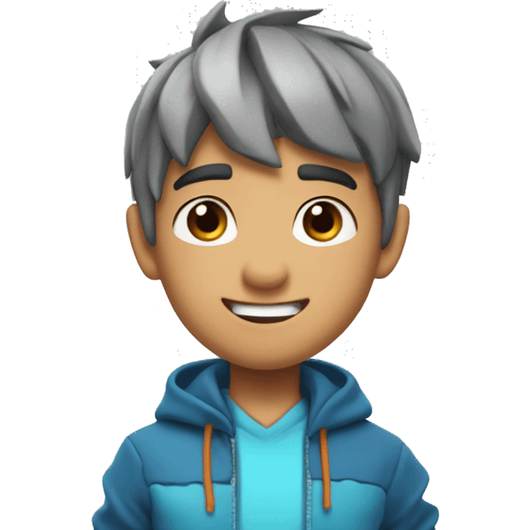 Elemen BoBoiBoy ice emoji