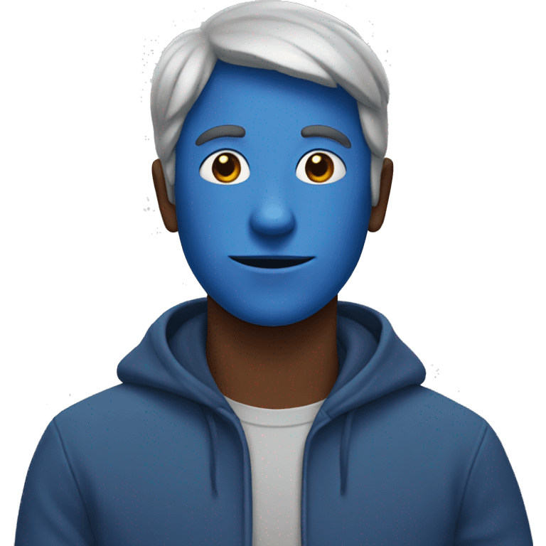 blue person  emoji