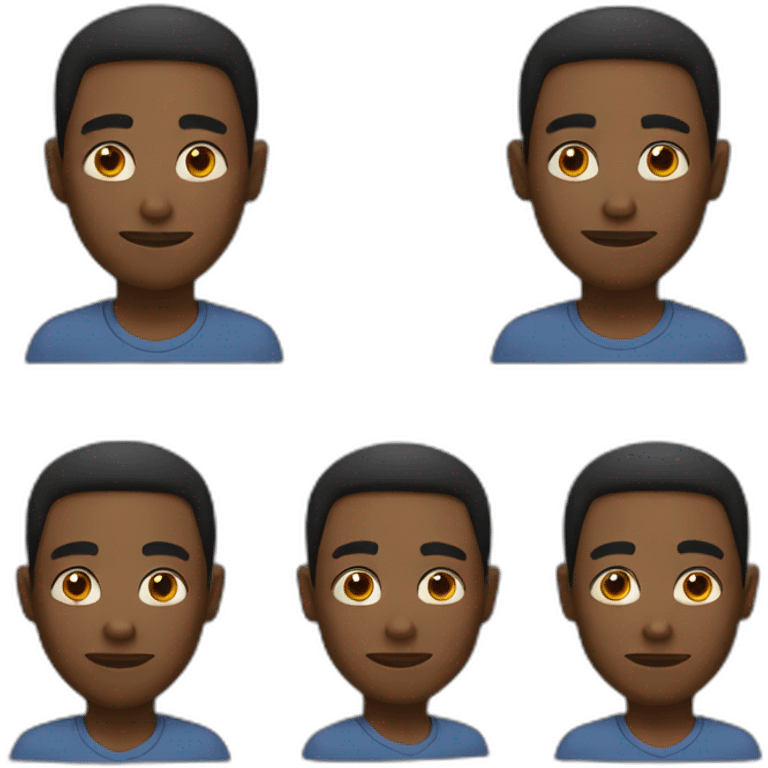 Black man emoji