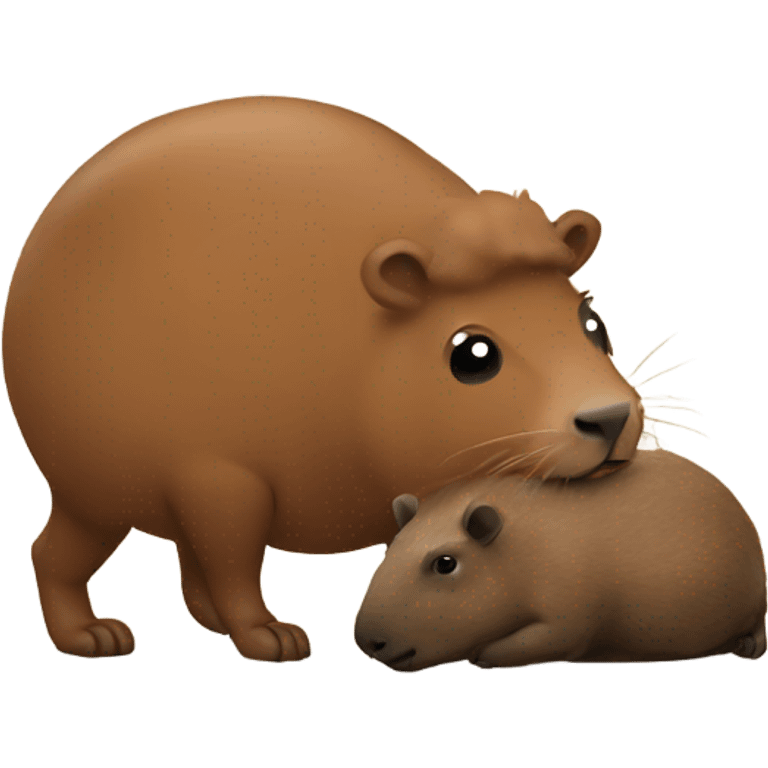 poop with a capybara emoji